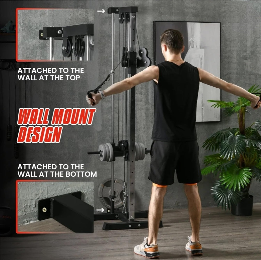 Wall Mounted Pulley Station - Gymless