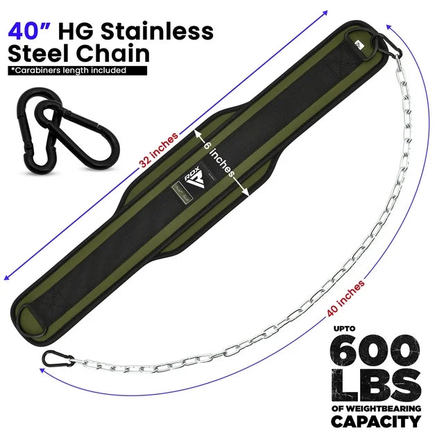 Pro Dipping Belt 2 Layer Army Green