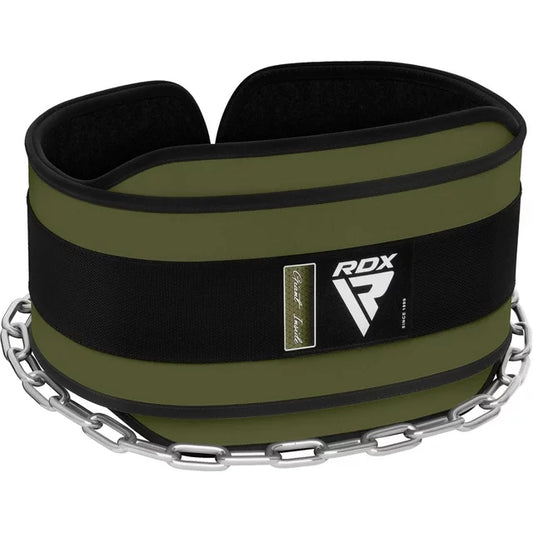 Pro Dipping Belt 2 Layer Army Green - Gymless