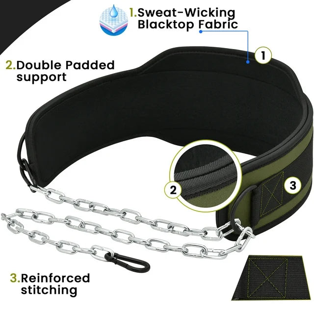 Pro Dipping Belt 2 Layer Army Green