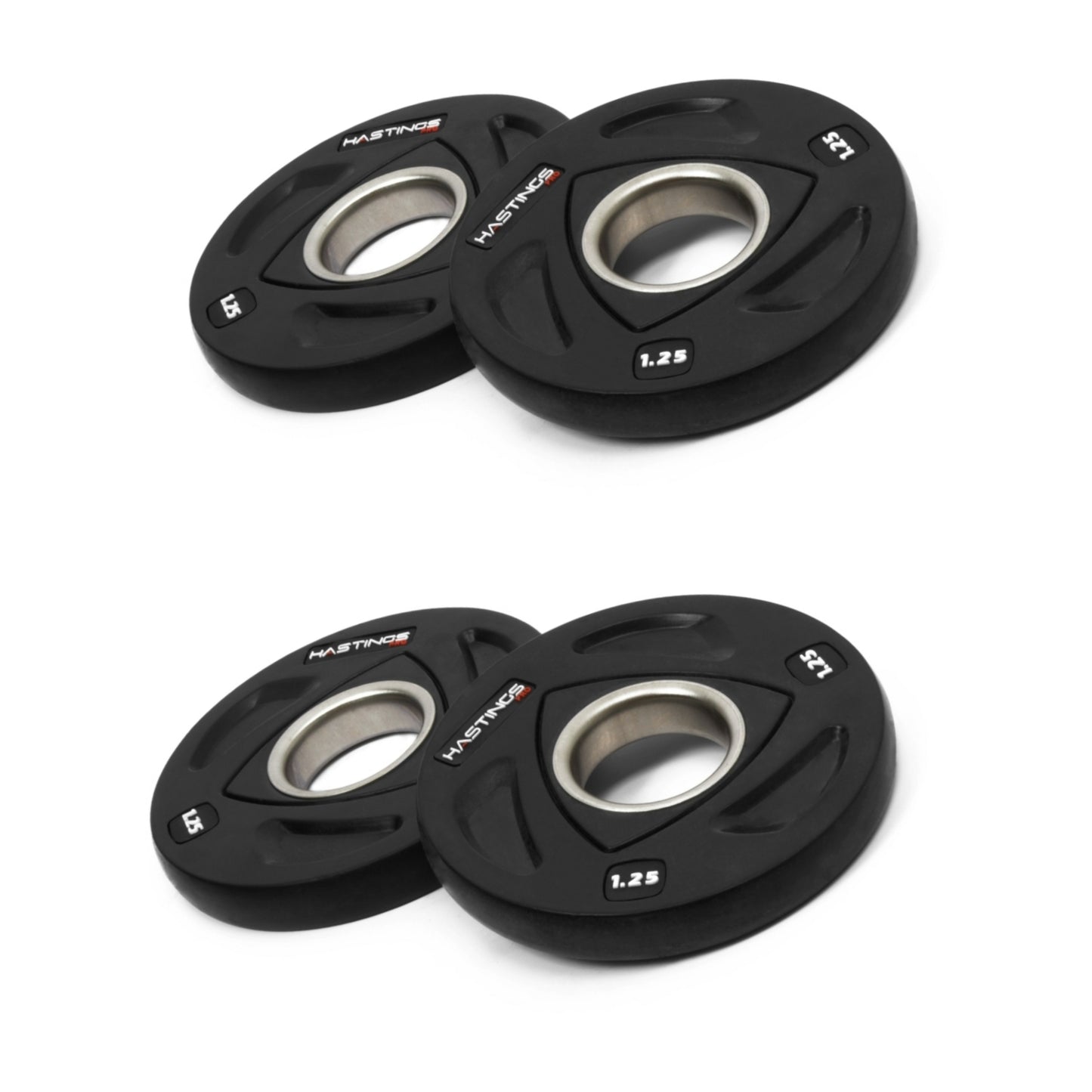 4 x 1.25 kg Olympic Rubber Plates Pack - Gymless