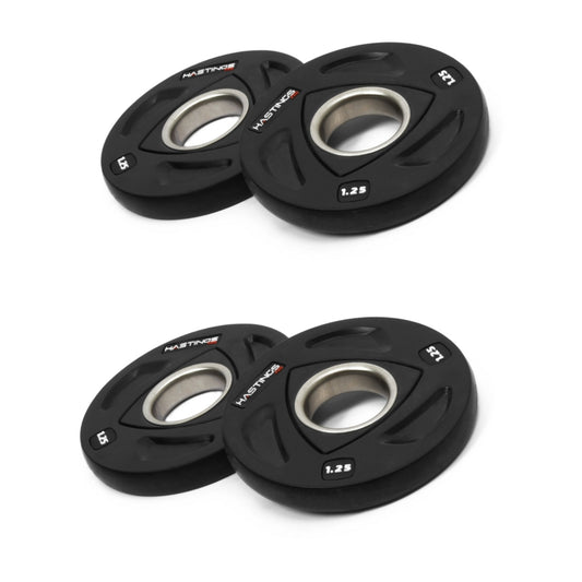 4 x 1.25 kg Olympic Rubber Plates Pack - Gymless