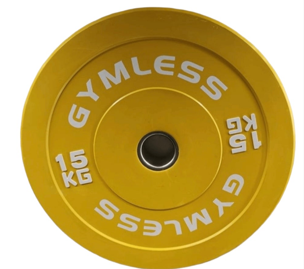 150 kg Olympic Bumper Coloured Plates Pack - Gymless