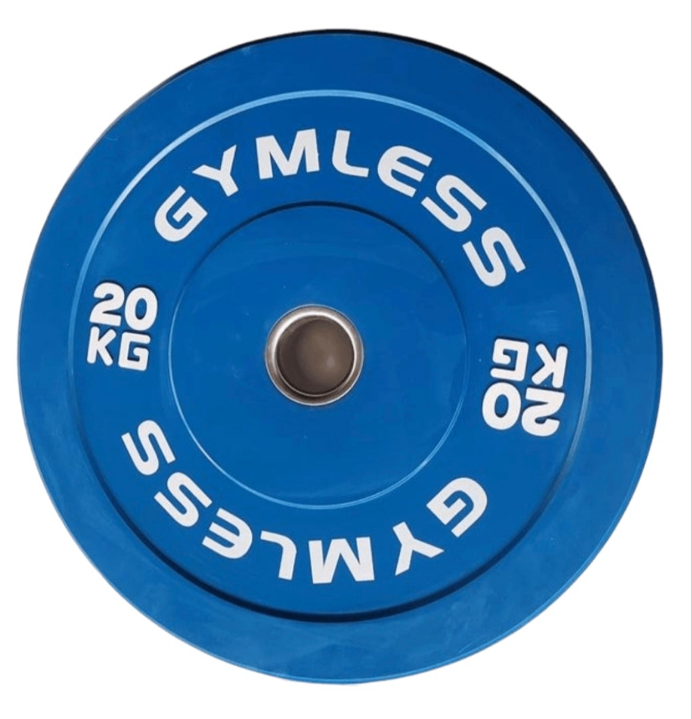 150 kg Olympic Bumper Coloured Plates Pack - Gymless