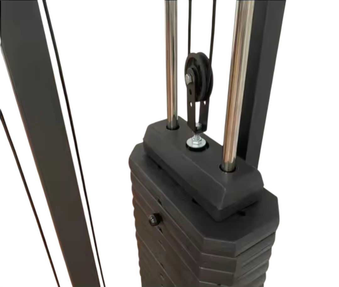 WALL MOUNTED CABLE PULLEY WITH 74KG STACK