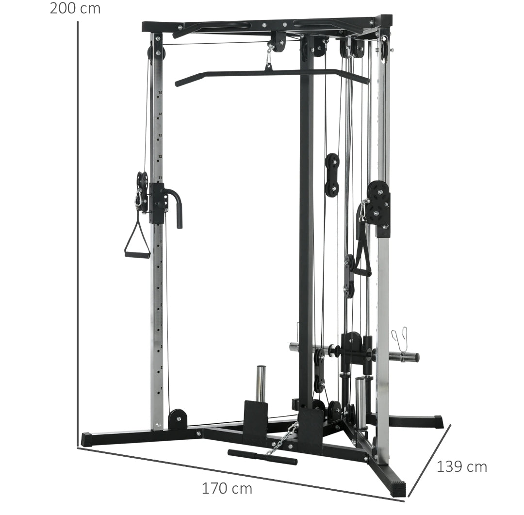 Dual Pulley - Plate Loaded - Gymless