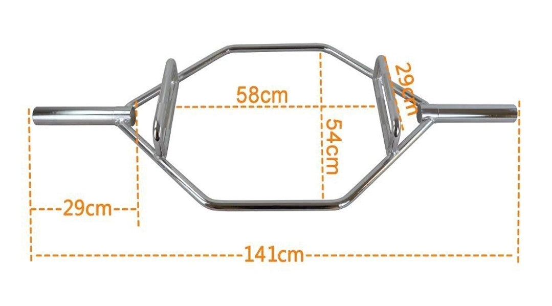 Olympic Hex Bar Chrome - Gymless