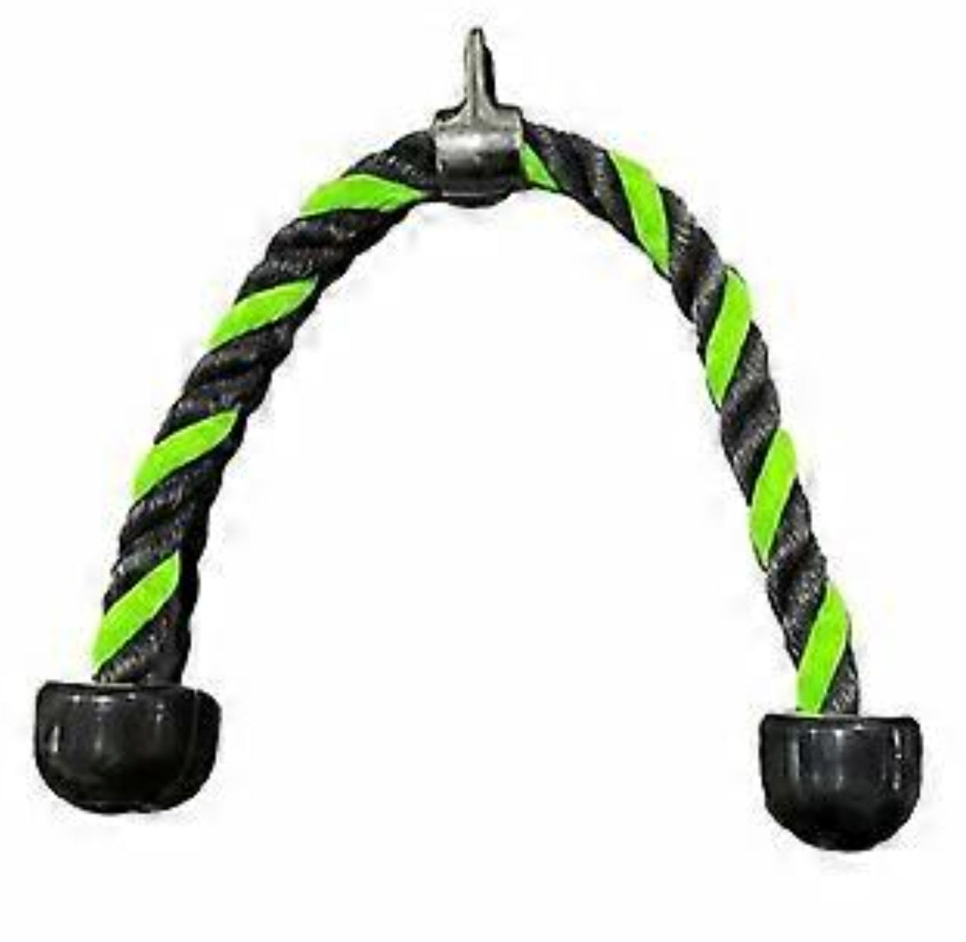 Double Tricep Rope Coloured - Gymless