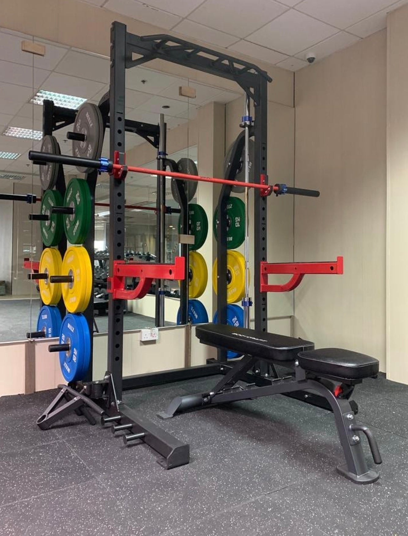 Pivot Fitness XR6230 Commercial Heavy Duty Half Rack