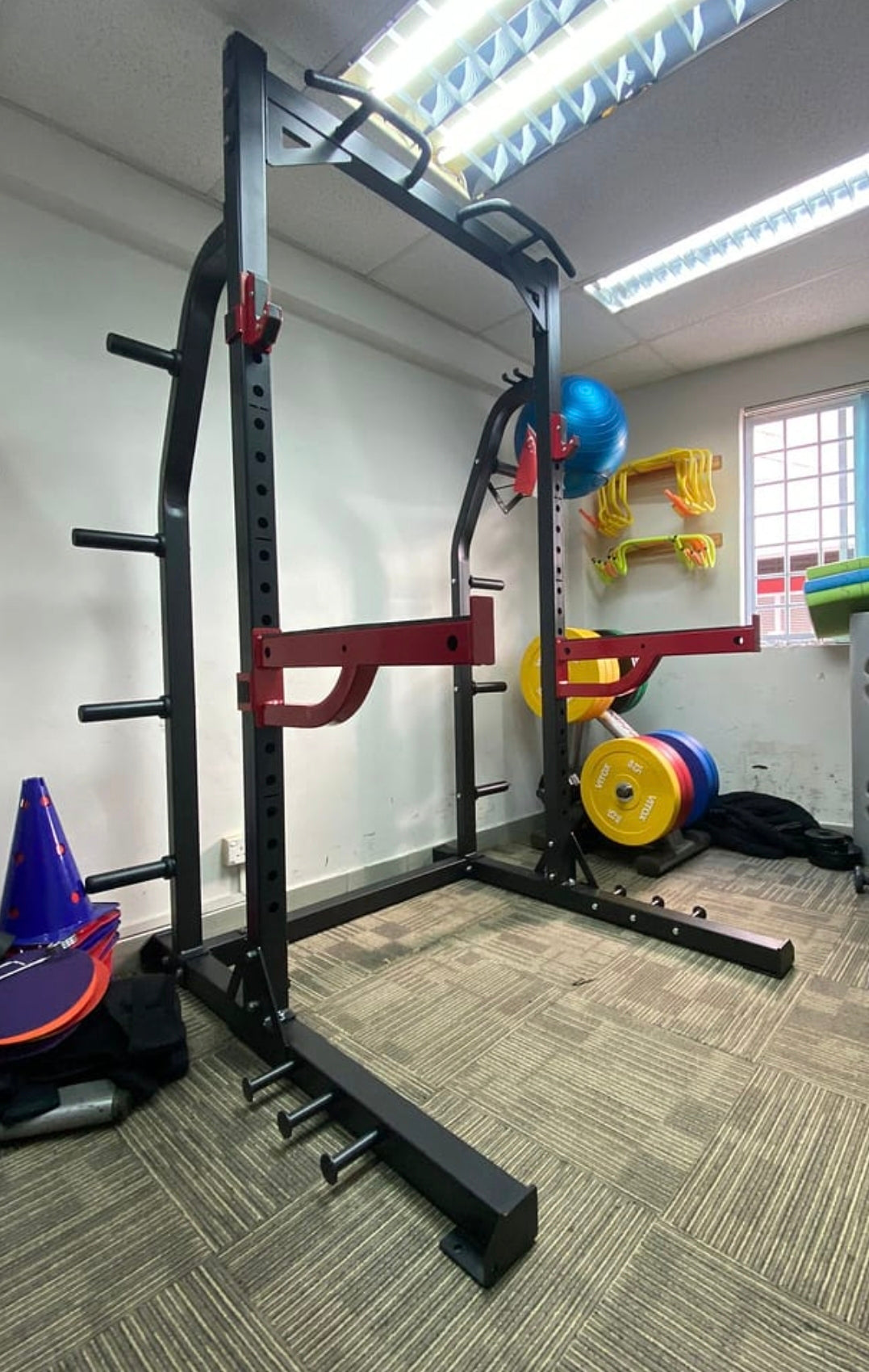 Pivot Fitness XR6230 Commercial Heavy Duty Half Rack