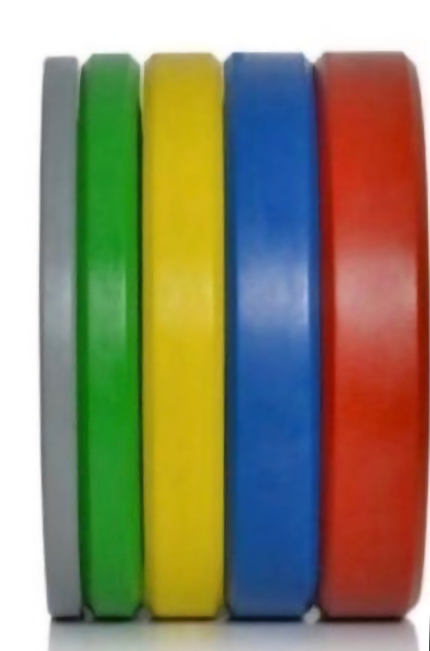 150 kg Olympic Bumper Coloured Plates Pack