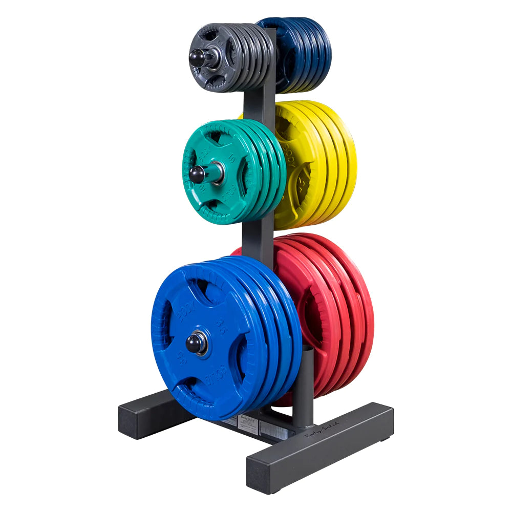 Body-Solid Olympic Plate Tree & Bar Holder WT46 - Gymless