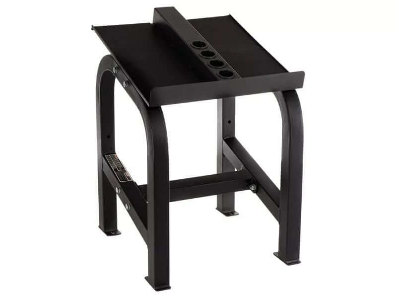 PowerBlock Home Rack Stand for dumbbell storage rack, sturdy design, compatible with expandable and non-expandable dumbbells.