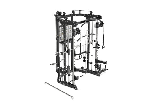 Pivot Fitness FSM-200 Black plate-loaded functional Smith machine