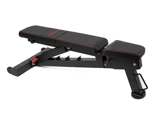 Adjustable Weight Bench – PowerBlock PowerBench 2.0, ideal for various exercises in your home gym.