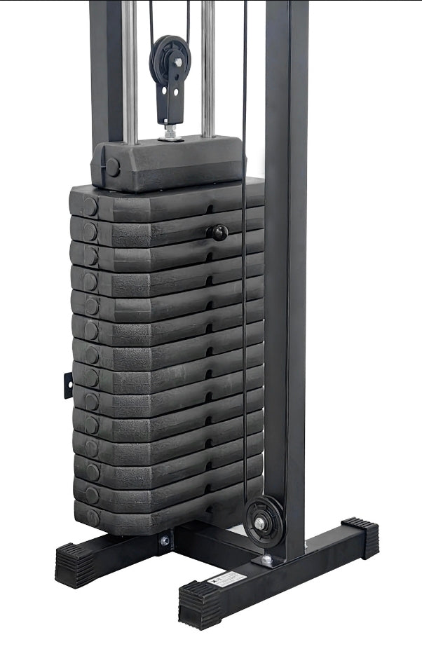 WALL MOUNTED CABLE PULLEY WITH 74KG STACK