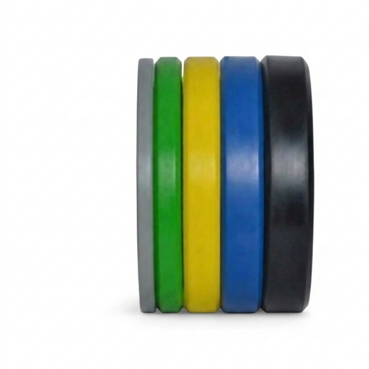 150 kg Olympic Bumper Coloured Plates Pack
