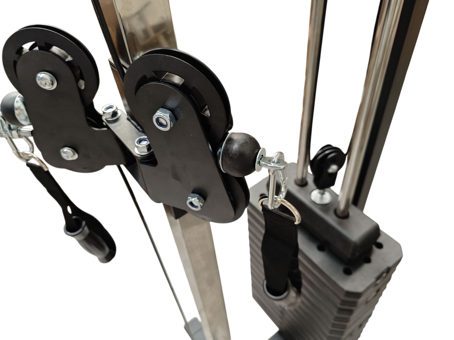WALL MOUNTED CABLE PULLEY WITH 74KG STACK