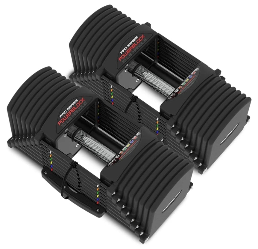 PowerBlock Pro Commercial 90 Adjustable Dumbbells (Pair)
