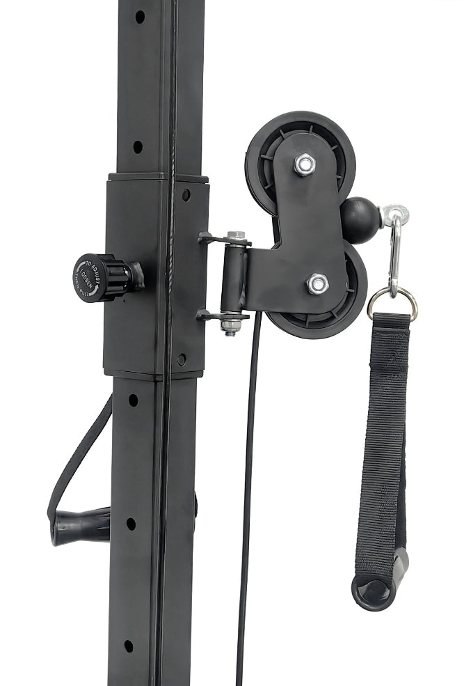 WALL MOUNTED CABLE PULLEY WITH 74KG STACK