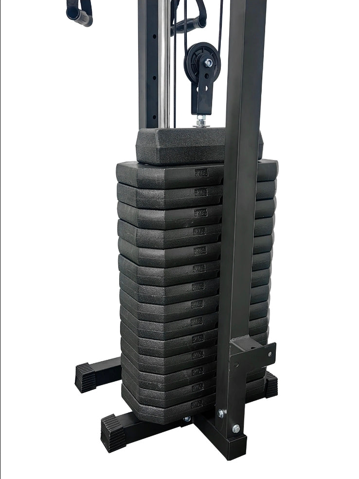 WALL MOUNTED CABLE PULLEY WITH 74KG STACK