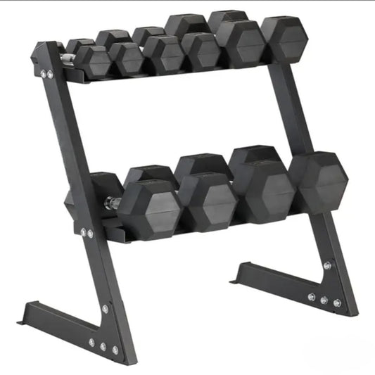 3-20 kg Hex Rubber Dumbells Pack