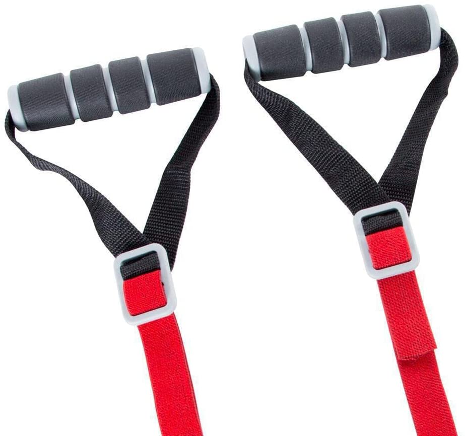 66fit Multi Adjustable Exercise Band Set - Pilates Fitness Yoga Training - Gymless