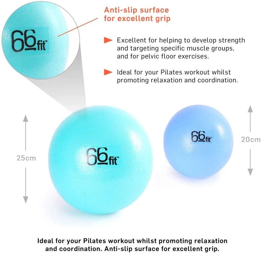 66fit Pilates Soft Balls - Set of 2 - Gymless