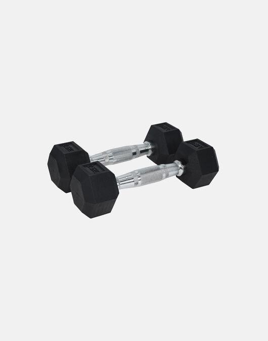 2.5 kg Hex Rubber Dumbell Pair - Gymless