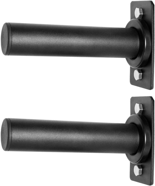 Wall Mounted Olympic Plates Pegs (Pair) - Gymless