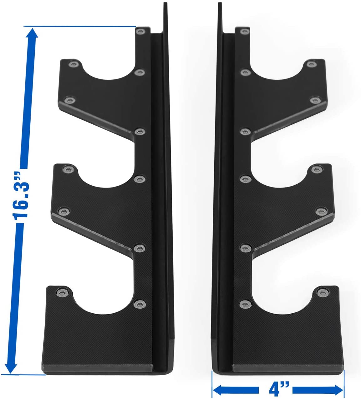 Wall Mounted Barbell Rack Horizontal - Gymless