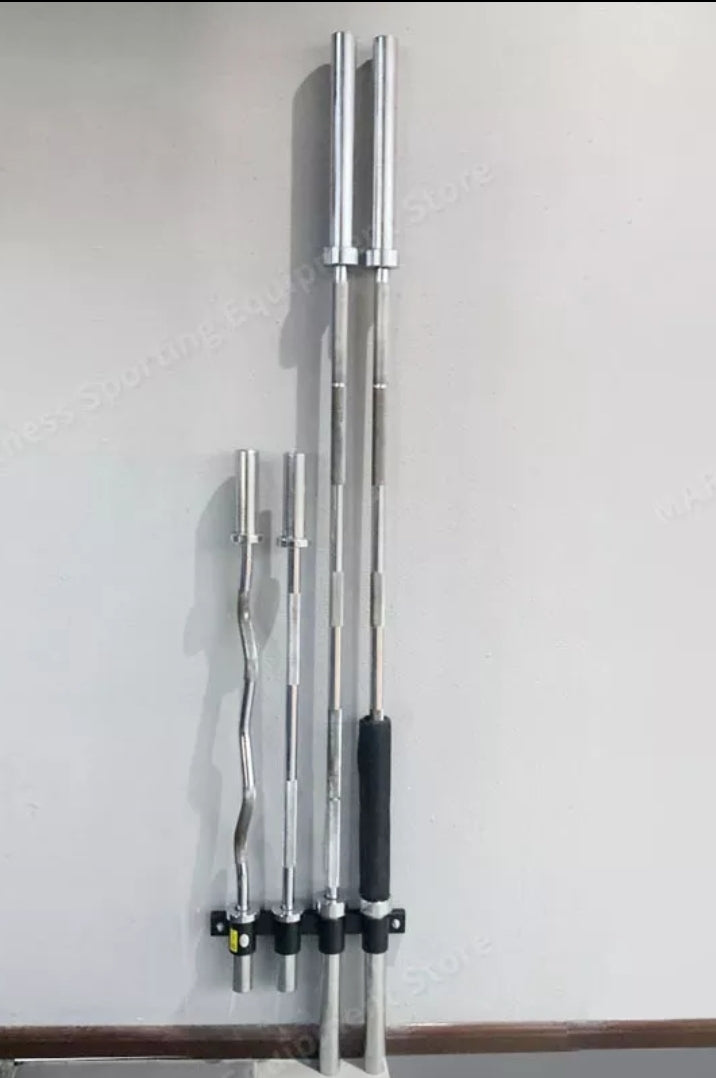 Wall Mounted Bar Storage (4 Bars) - Gymless