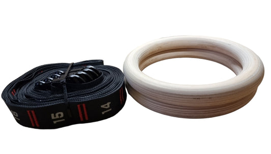 Wooden Gym Rings - Gymless