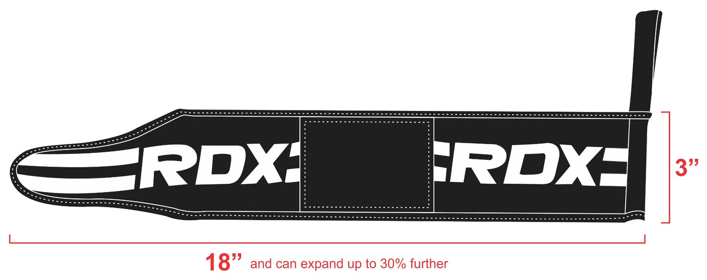 RDX W2 WEIGHT & POWERLIFTING WRIST SUPPORT WRAPS WITH THUMB LOOPS