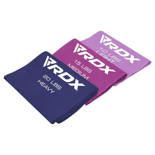 RDX B5 TPE FLAT RESISTANCE TRAINING BANDS SET - Gymless