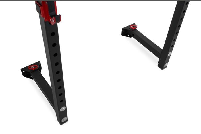 Pivot Fitness XR6226 Commercial Heavy Duty Foldable Wall Rack+ Accessories