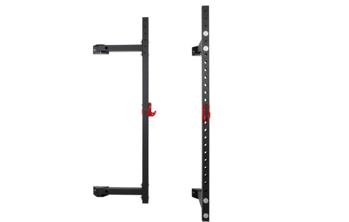 Pivot Fitness XR6226 Commercial Heavy Duty Foldable Wall Rack+ Accessories