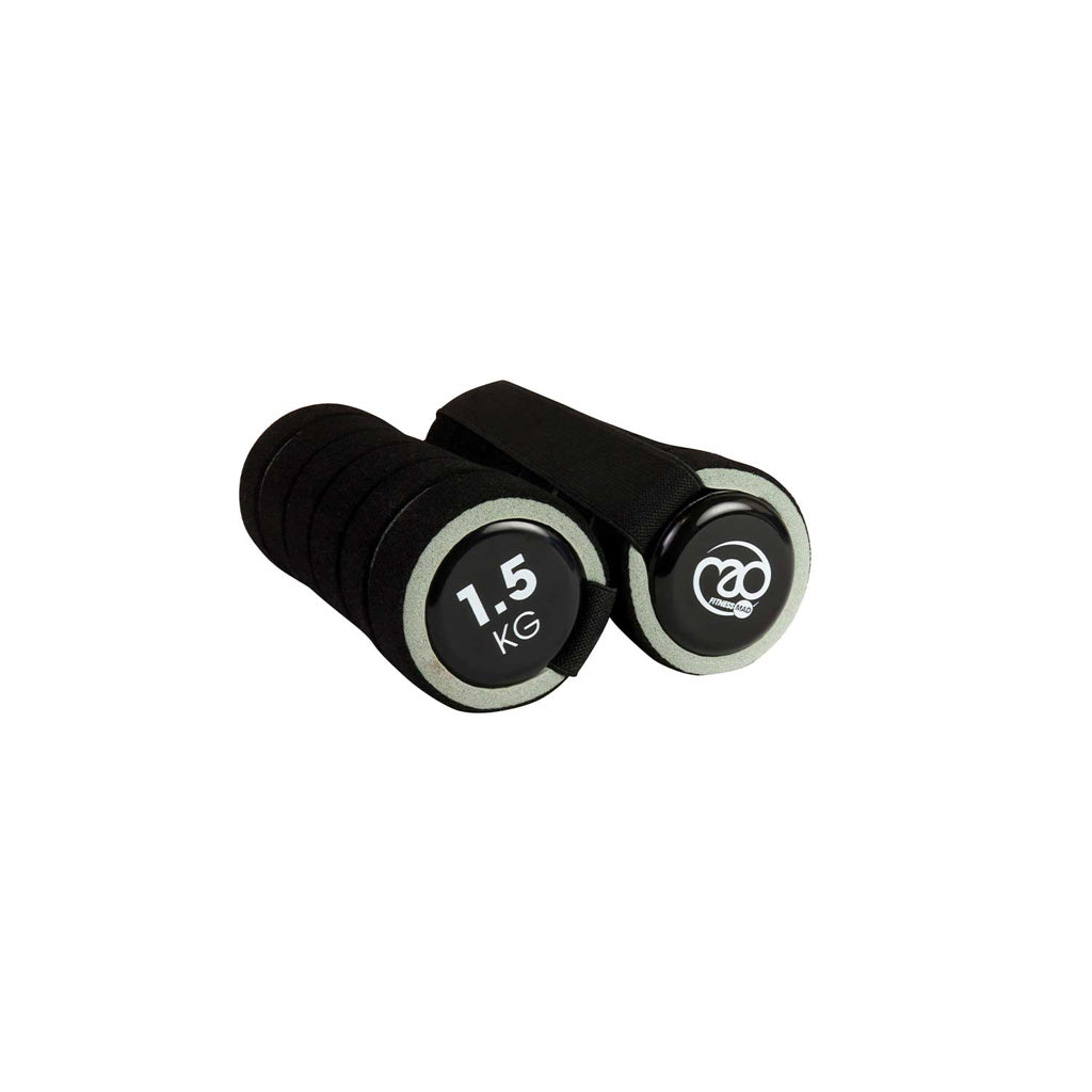 Pro Hand Weights 1.5kg - Grey (Pair) - Gymless