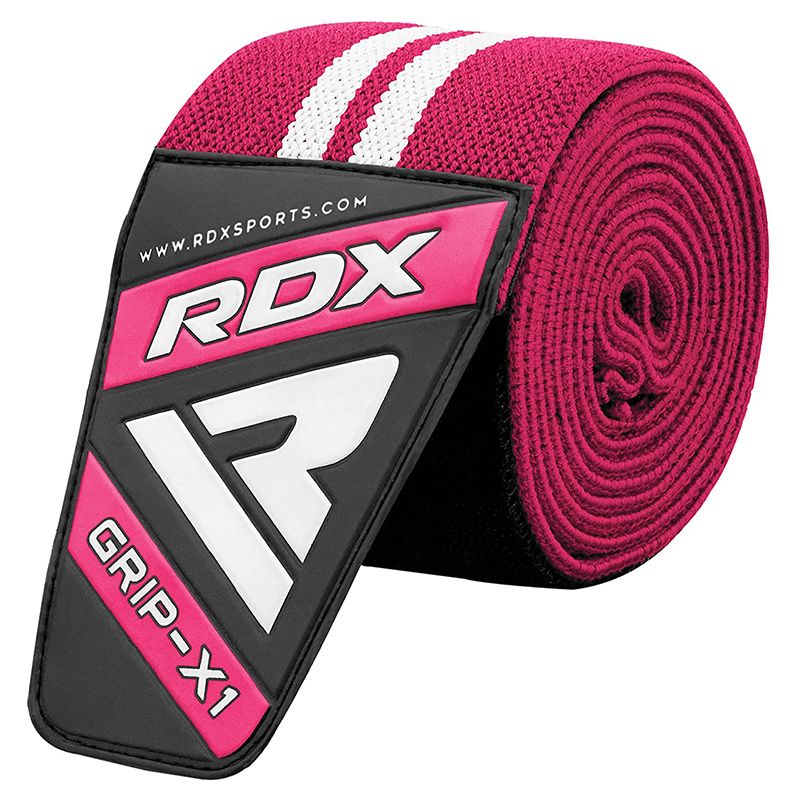 RDX K4 WEIGHTLIFTING KNEE WRAPS -PINK - Gymless