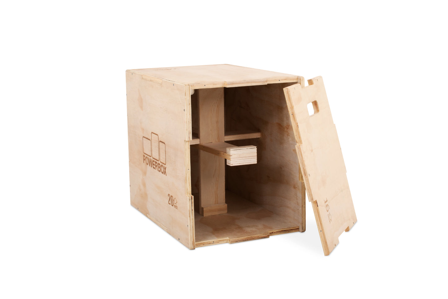 Wooden Plyo Box 16", 20" 24" (41x51x61 cm)