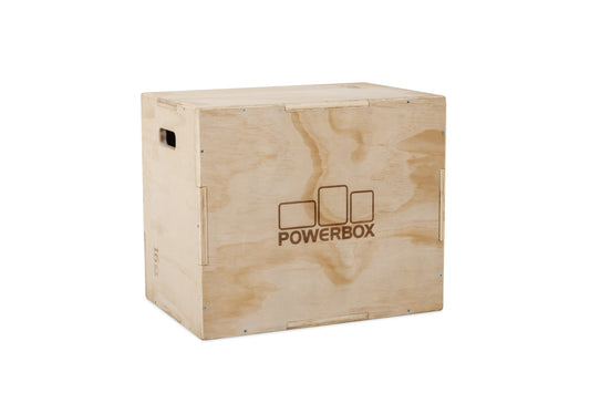Wooden Plyo Box 16", 20" 24" (41x51x61 cm) - Gymless