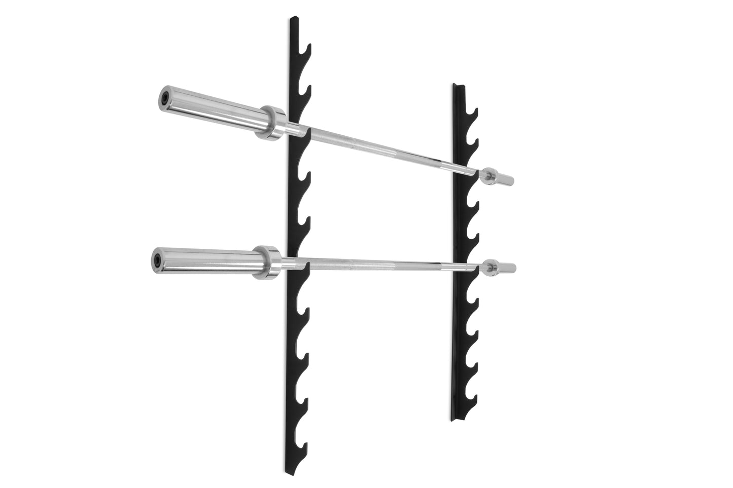 Olympic Bars Rack /Fits 10 Olympic Bars - Gymless