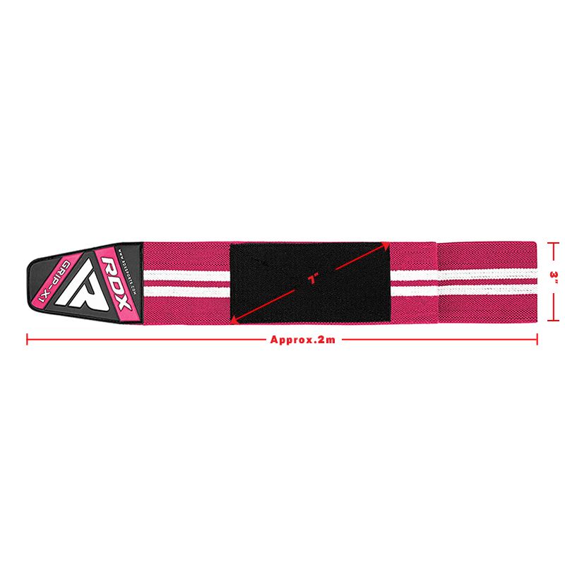 RDX K4 WEIGHTLIFTING KNEE WRAPS -PINK - Gymless