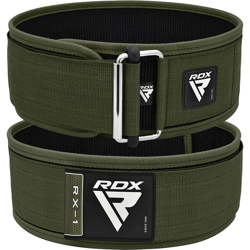 RDX RX1 WEIGHT LIFTING BELT-ARMY GREEN - Gymless