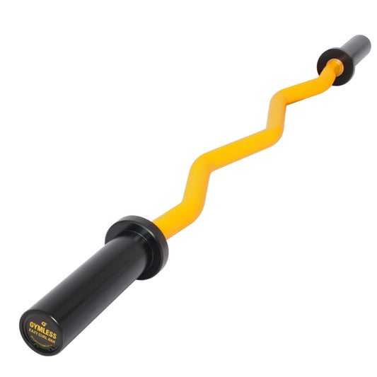 GYMLESS Olympic EZ Curl Bar – 1200mm (10kg)