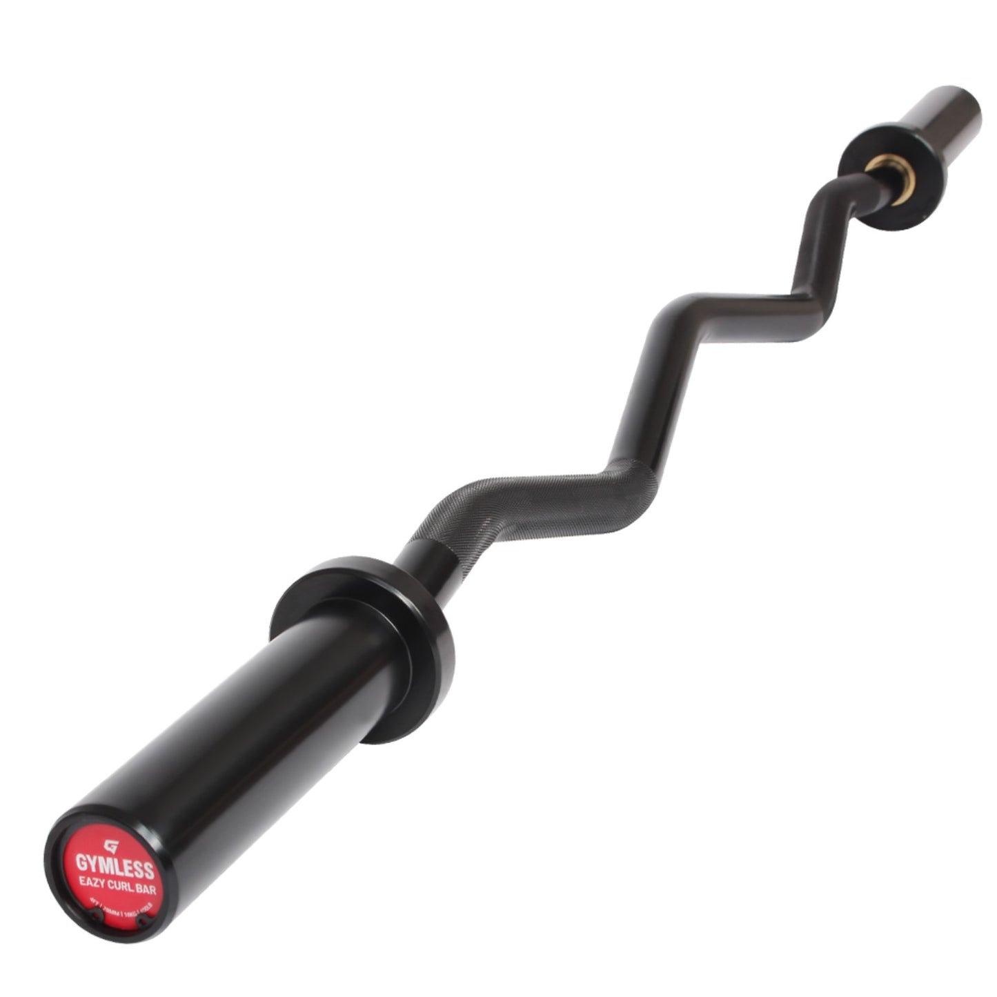 GYMLESS Olympic EZ Curl Bar – 1200mm (10kg)