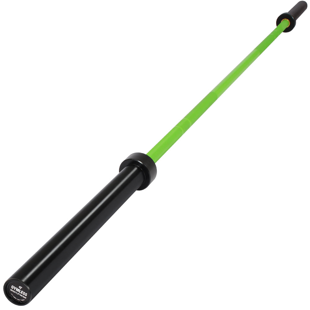 GYMLESS Men’s Olympic Bar – Cerakote Edition (1000LB Rated)