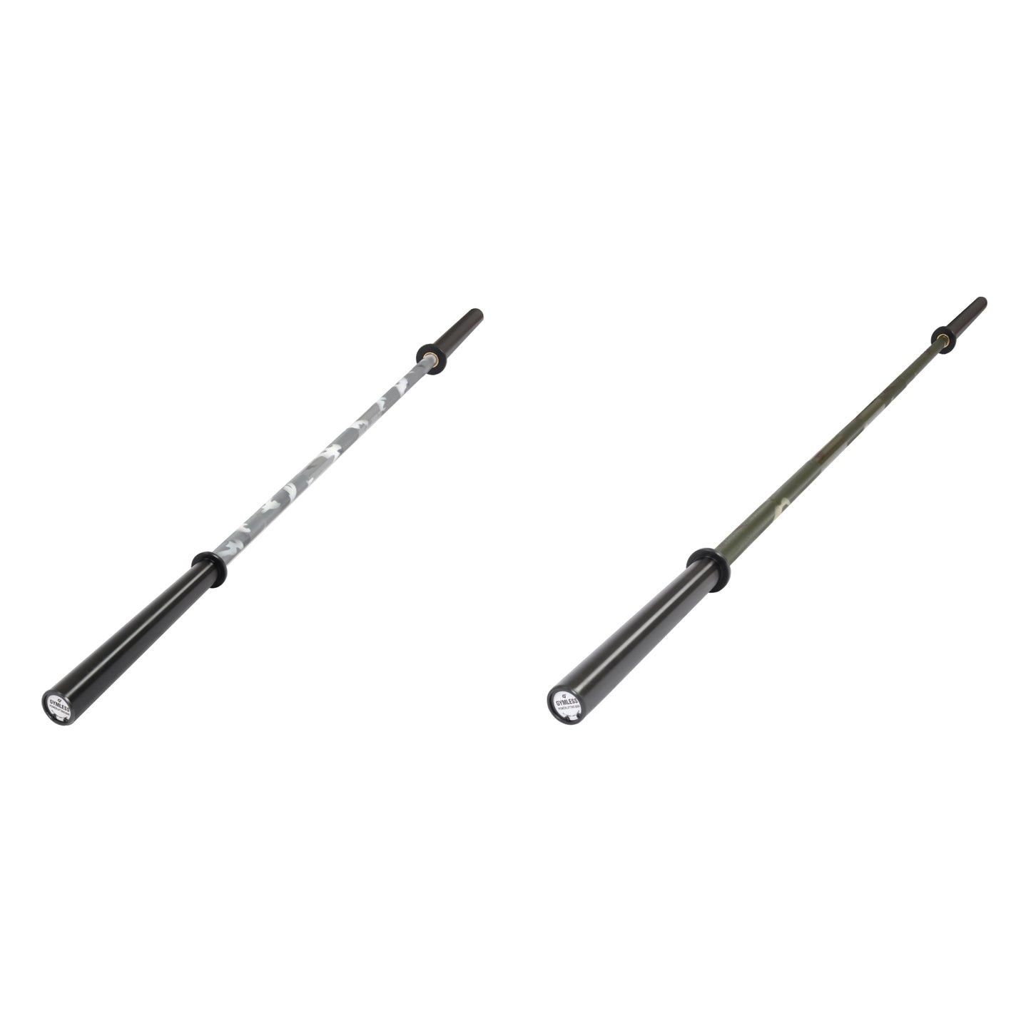 GYMLESS Powerlifting Bar – Cerakote Camo Edition (1500LB Rated)