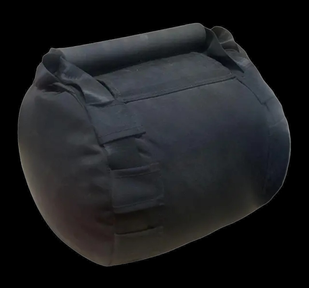 Strongman Throwing Sandbag