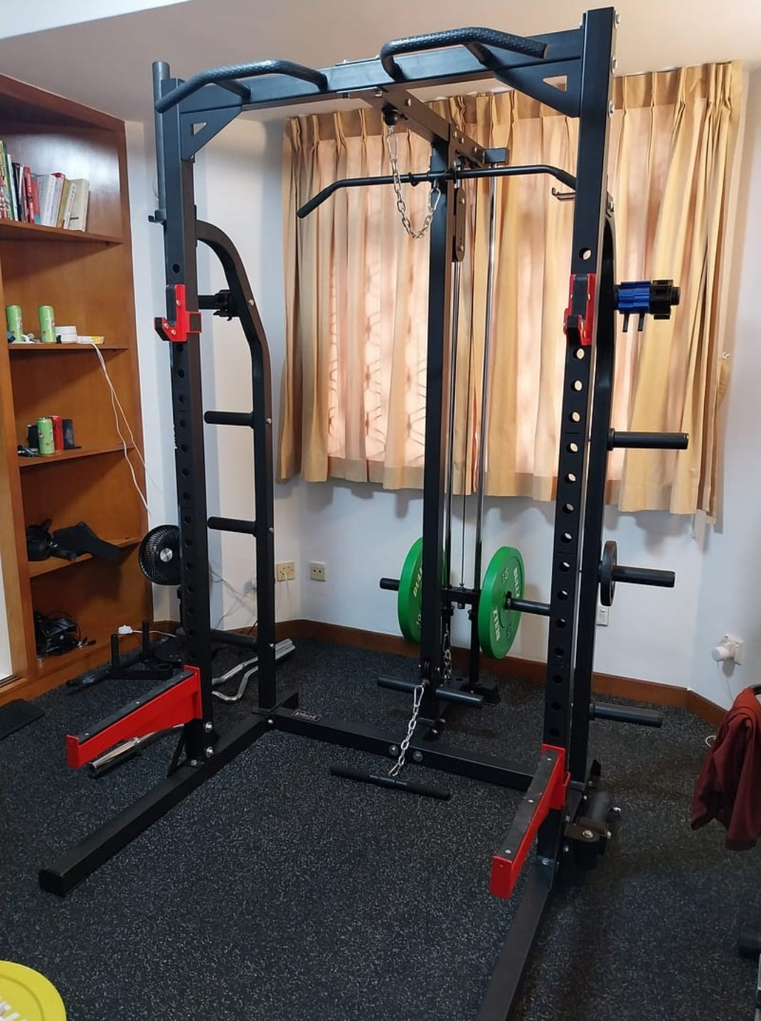 Heavy Duty Half Rack HR3250 +Lat Pulldown&Row Attachment